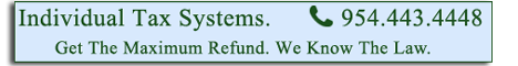 Individual Tax Systems- 954.443.4448